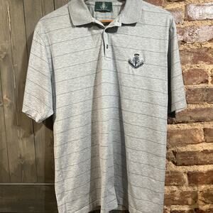 Vintage Golf Polo Exclusively by Marbas Carnoustie Golf Links Heather gray Sz L
